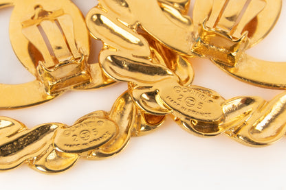 Boucles d'oreilles cc Chanel 1990's