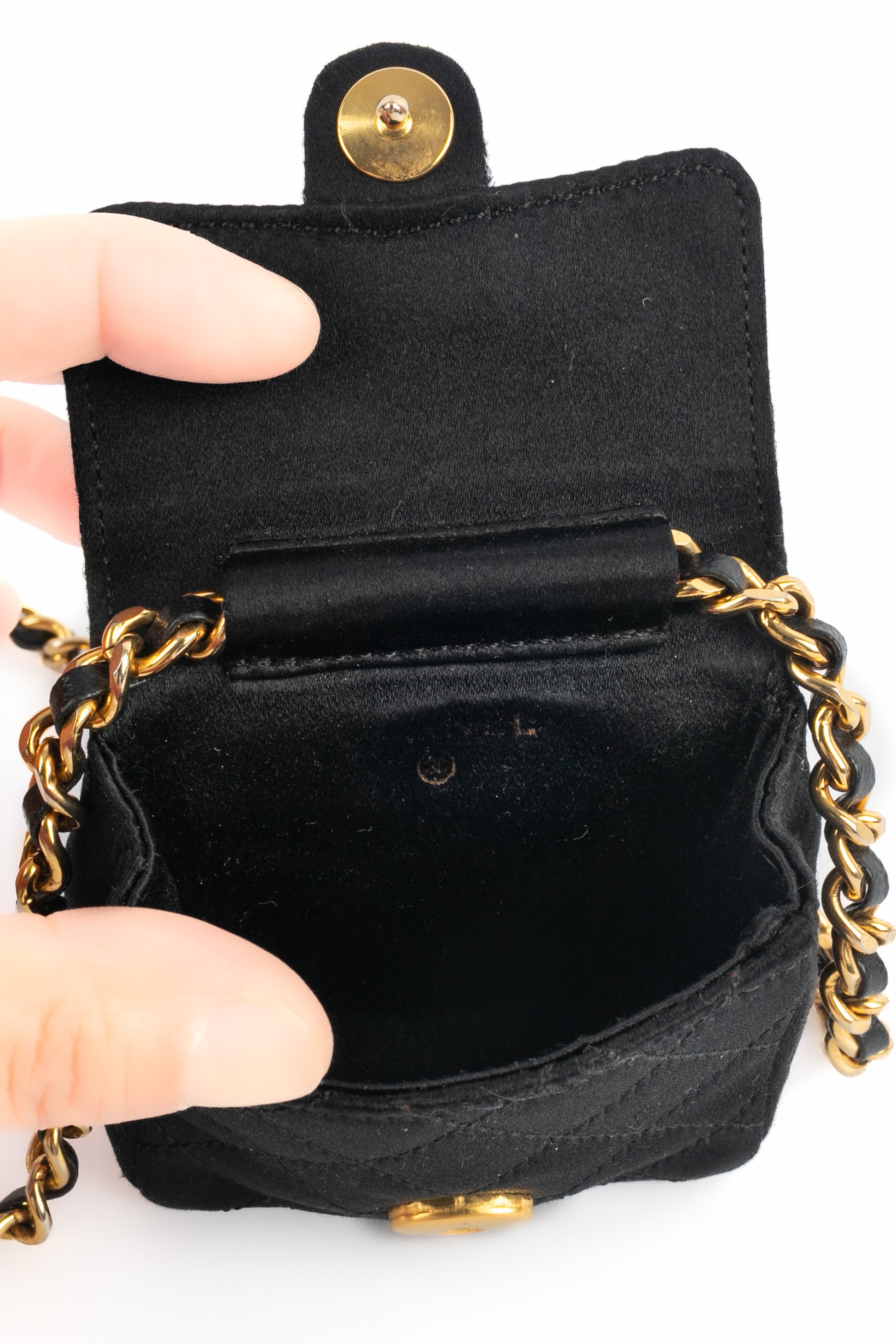 Sac "Classique Micro" Chanel collection 1989/1991