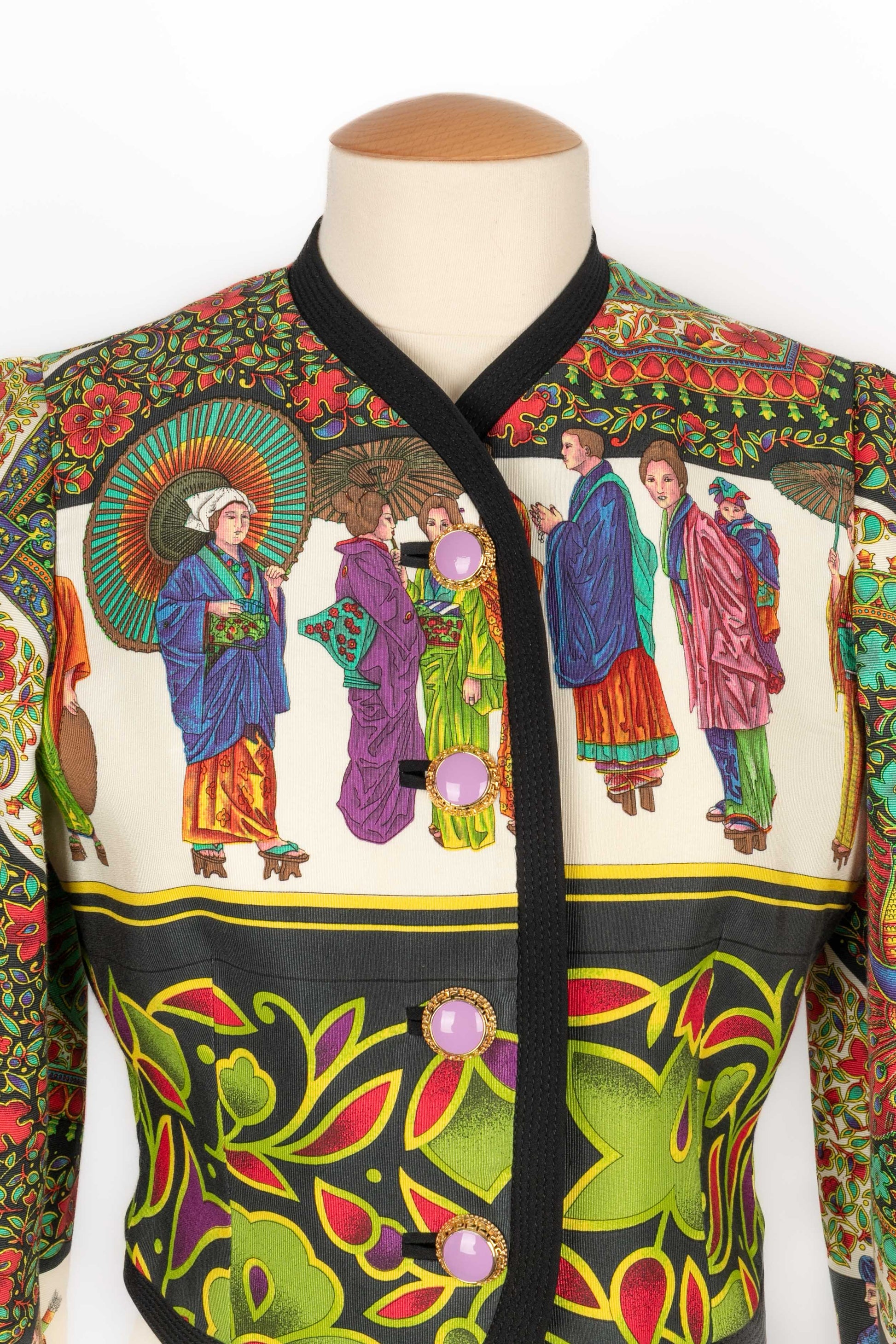 Veste imprimée Versace