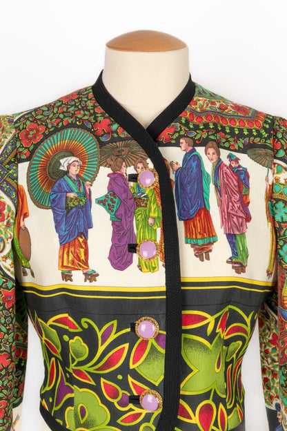 Veste imprimée Versace