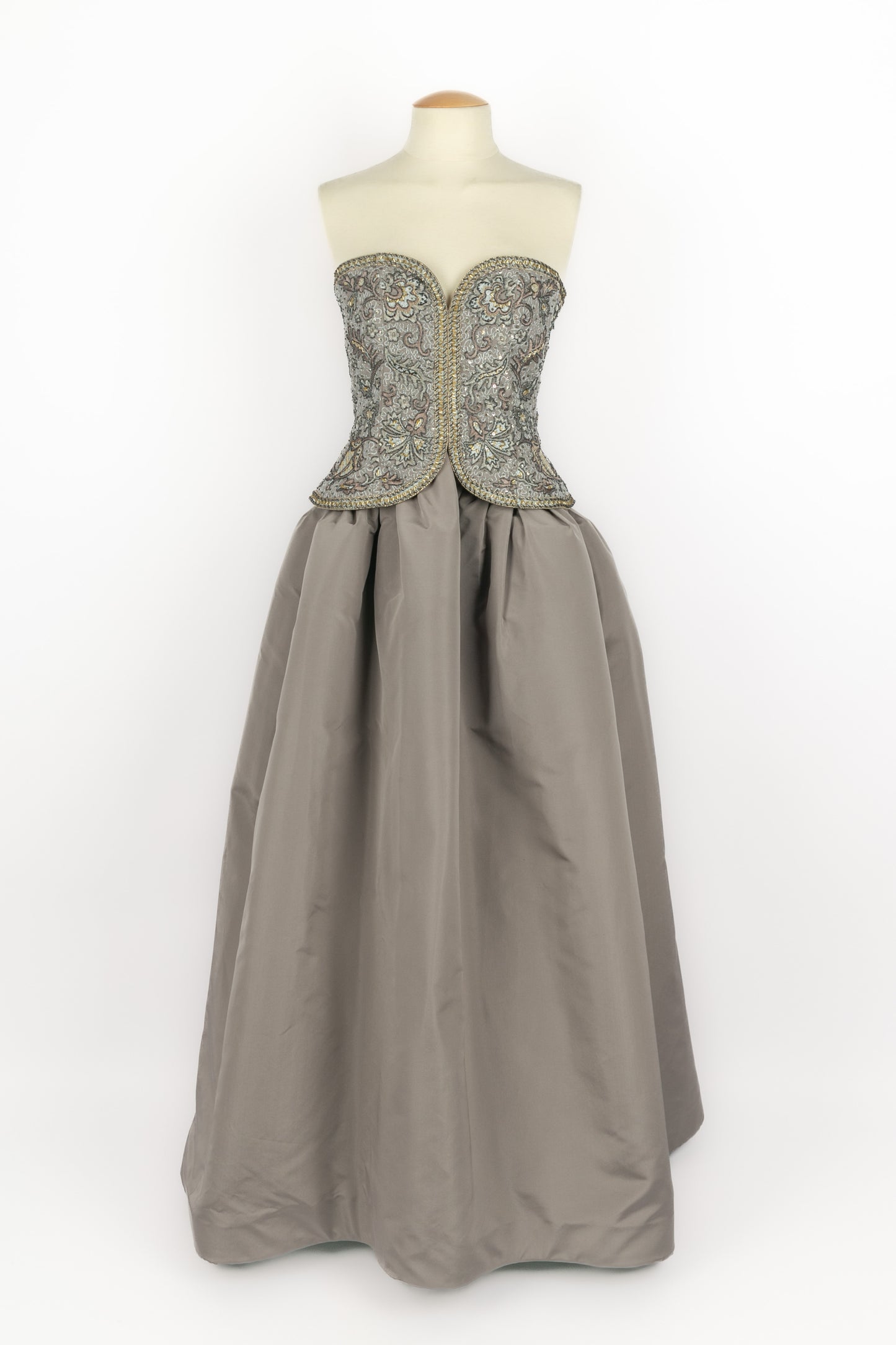 Robe bustier Nina Ricci Haute Couture