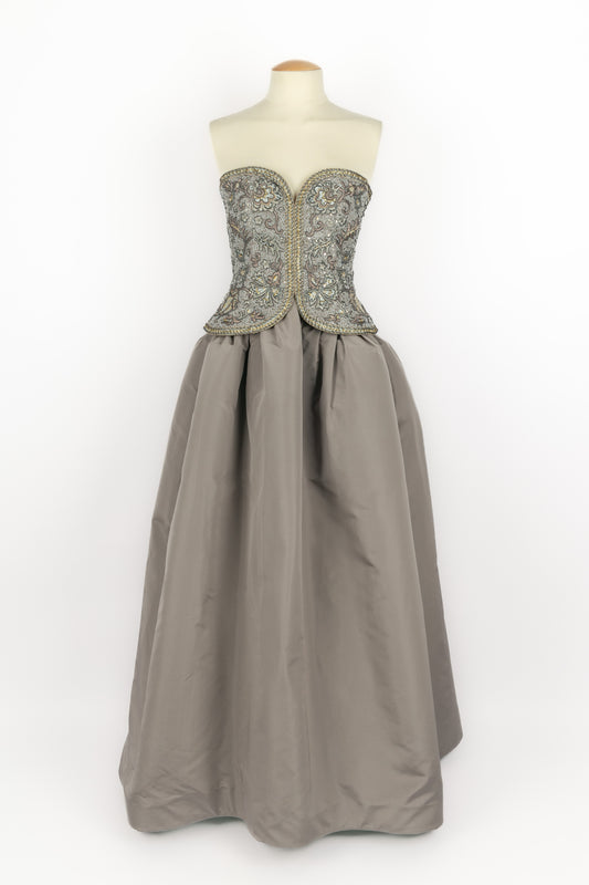 Robe bustier Nina Ricci Haute Couture