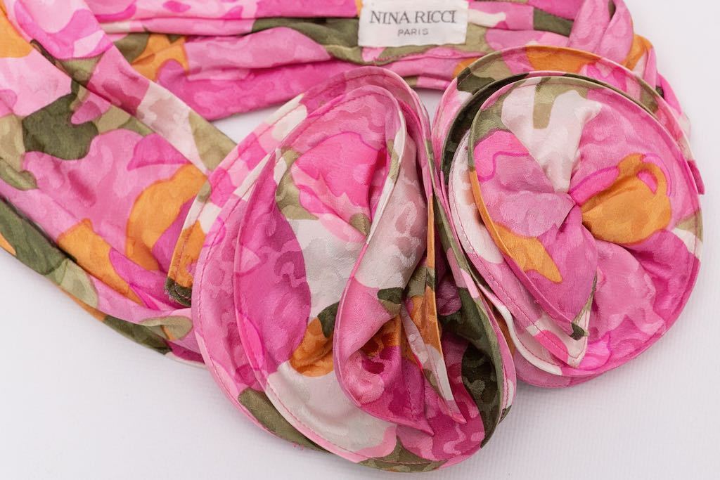 Bandeau en soie Nina Ricci