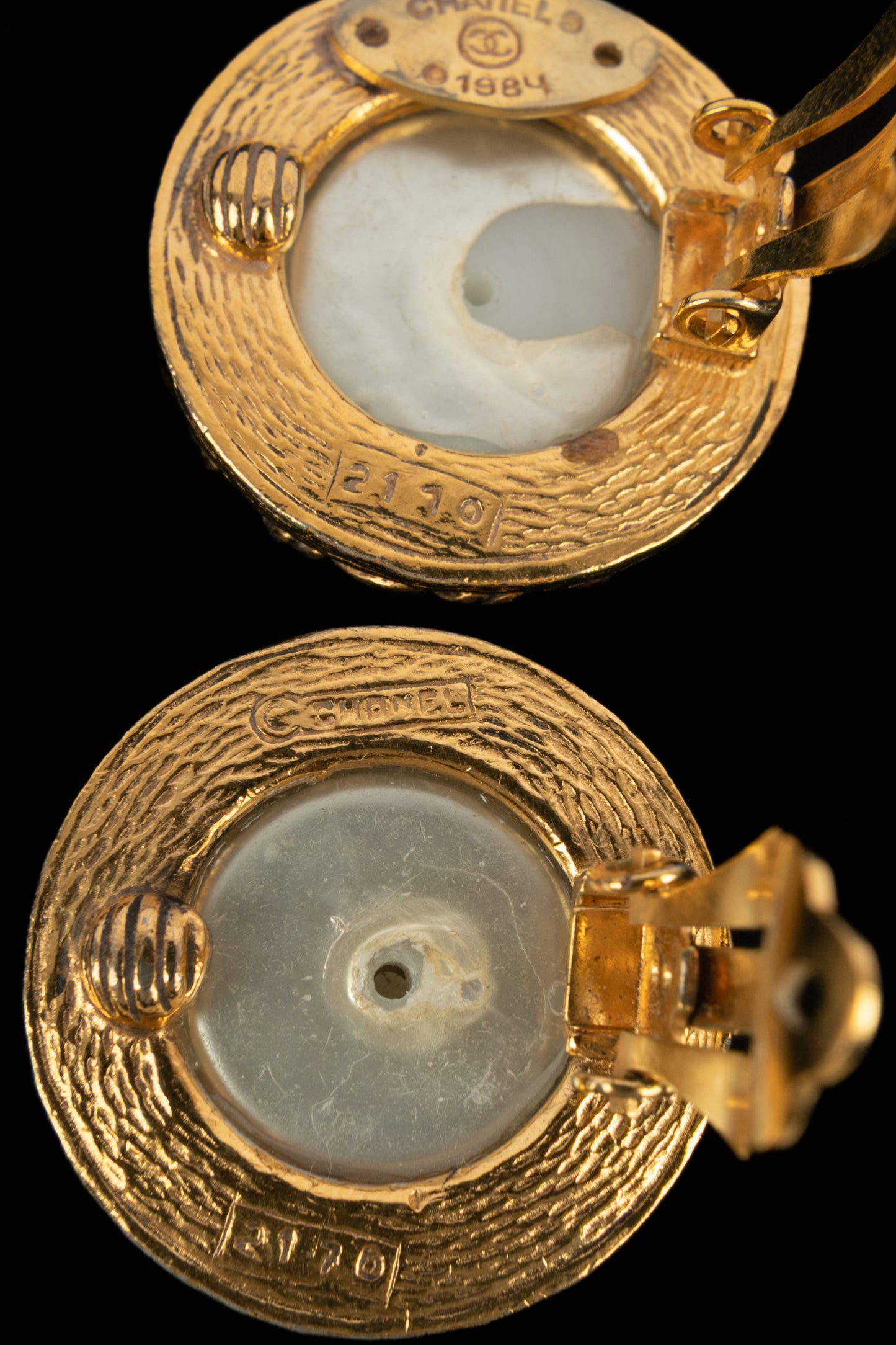 Boucles d'oreilles Chanel 1984
