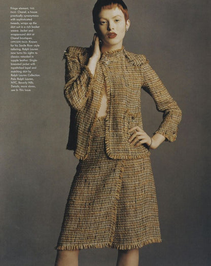 Tailleur jupe Chanel Eté 1998