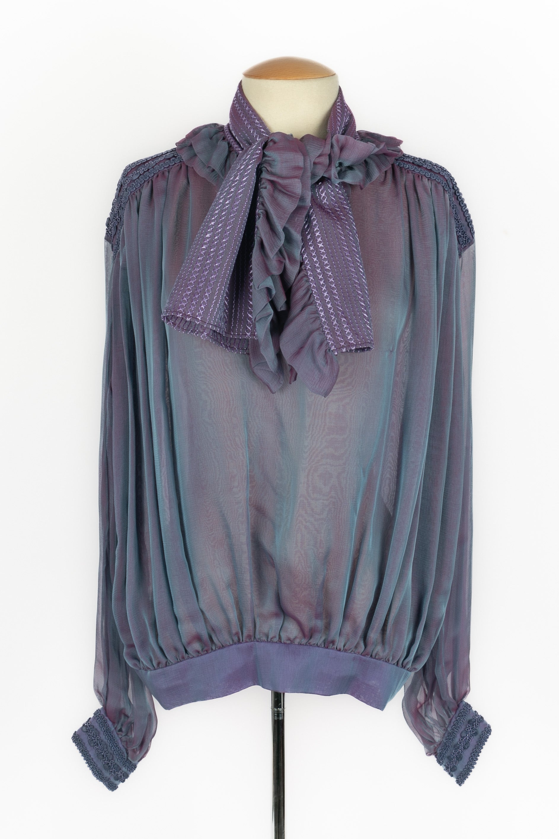 Chemisier et étole Christian Dior Hiver 1993