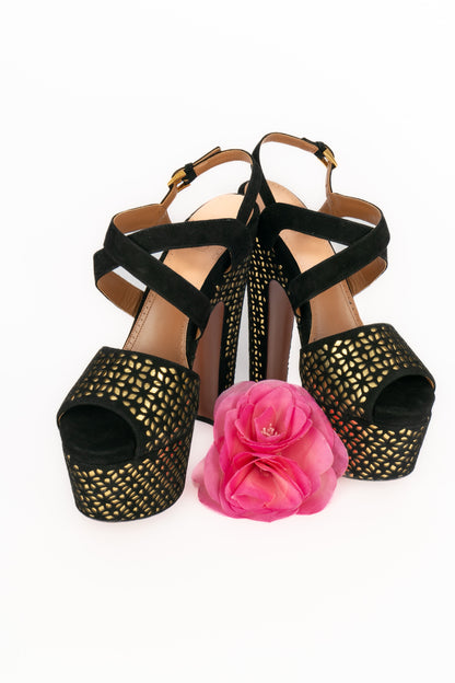 Escarpins en cuir Alaïa 