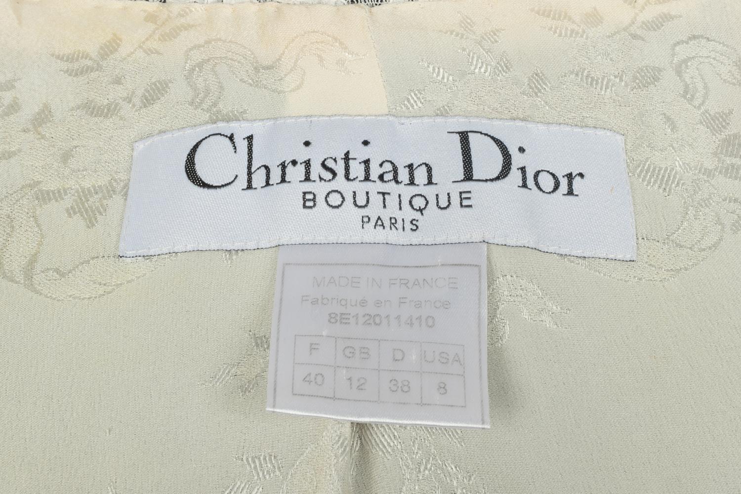Tailleur bleu Dior 2008