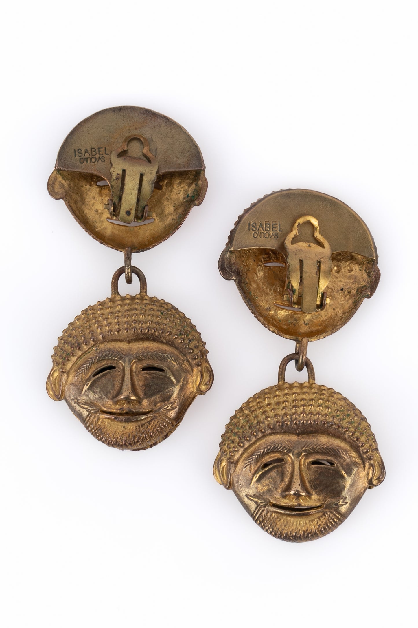 Boucles d'oreilles masques Isabel Canovas