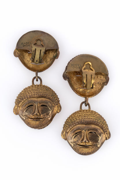 Boucles d'oreilles masques Isabel Canovas