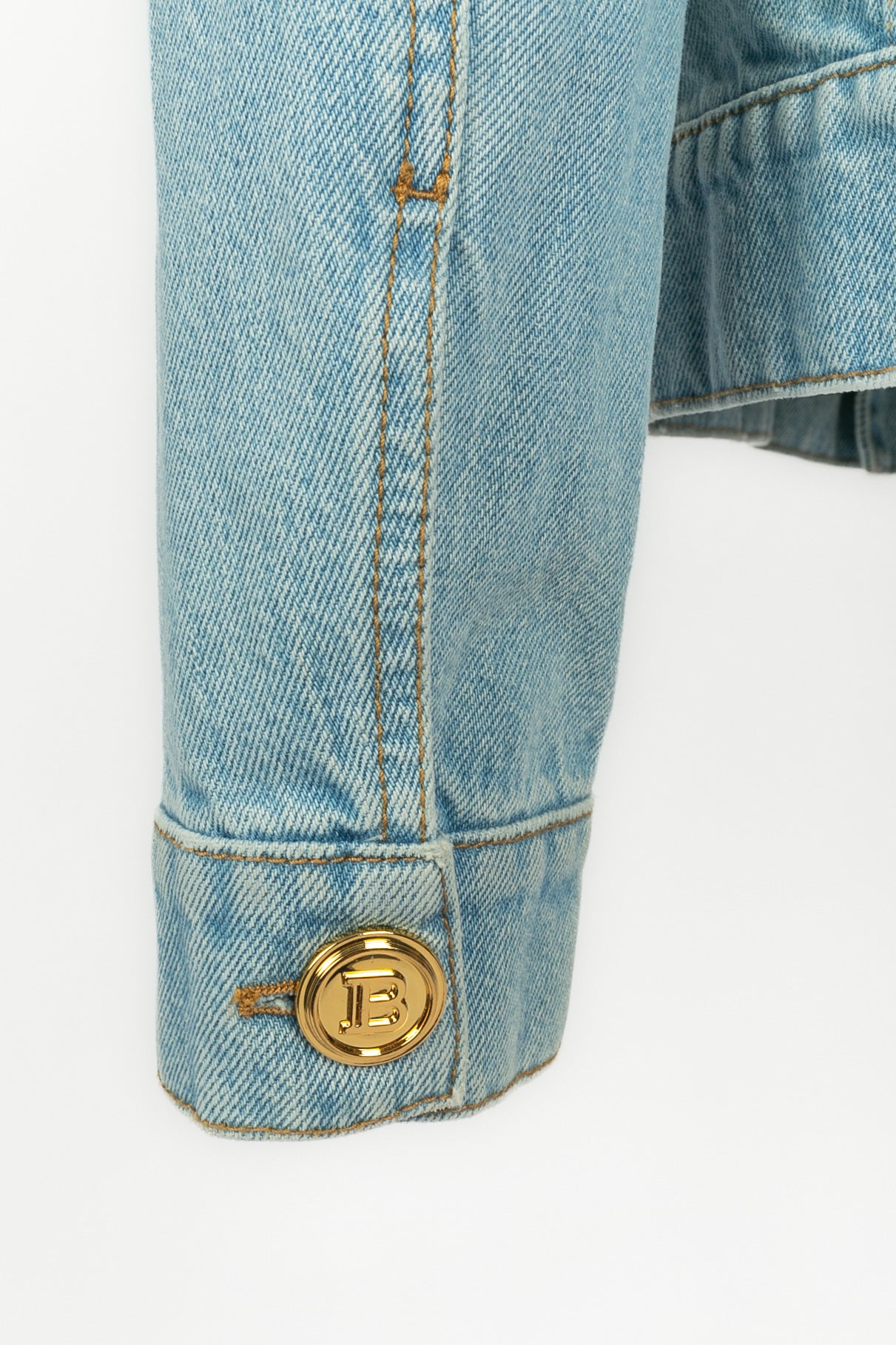 Veste en jean Balmain