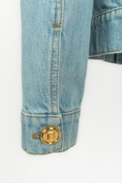 Veste en jean Balmain