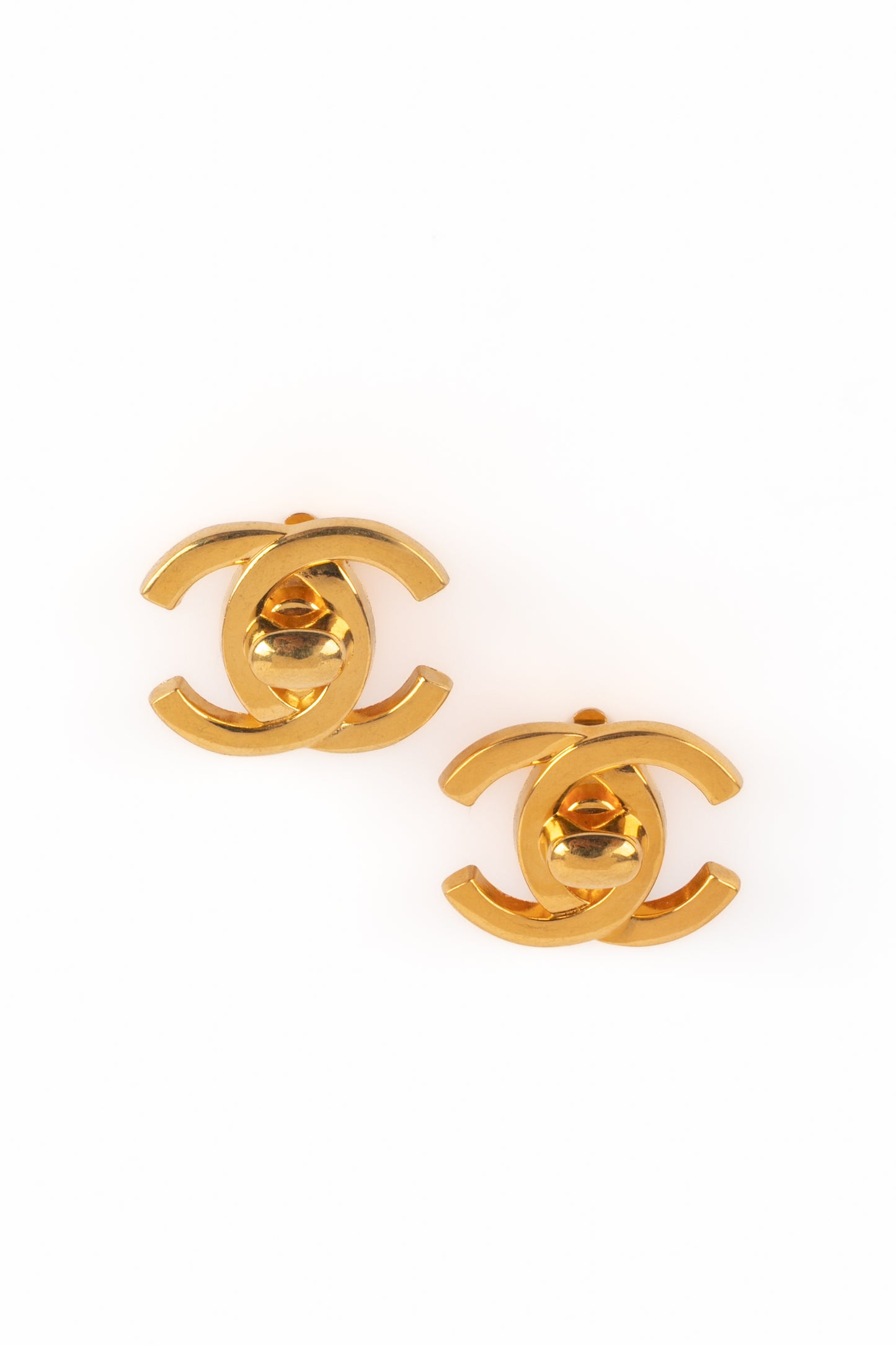 Boucles d'oreilles tourniquet Chanel Hiver 1995