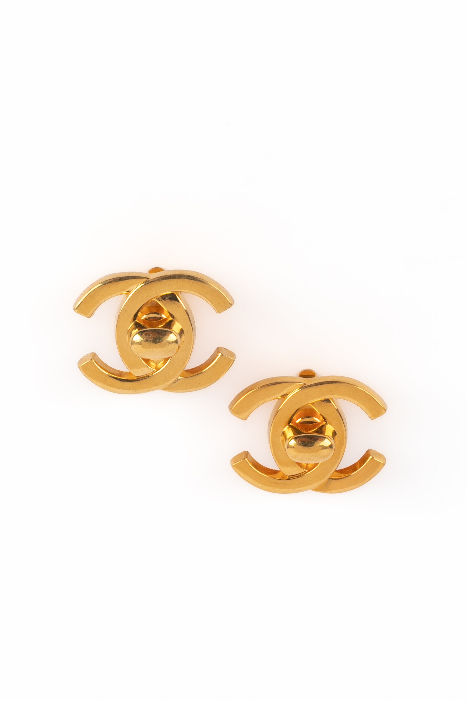 Boucles d'oreilles tourniquet Chanel Hiver 1995
