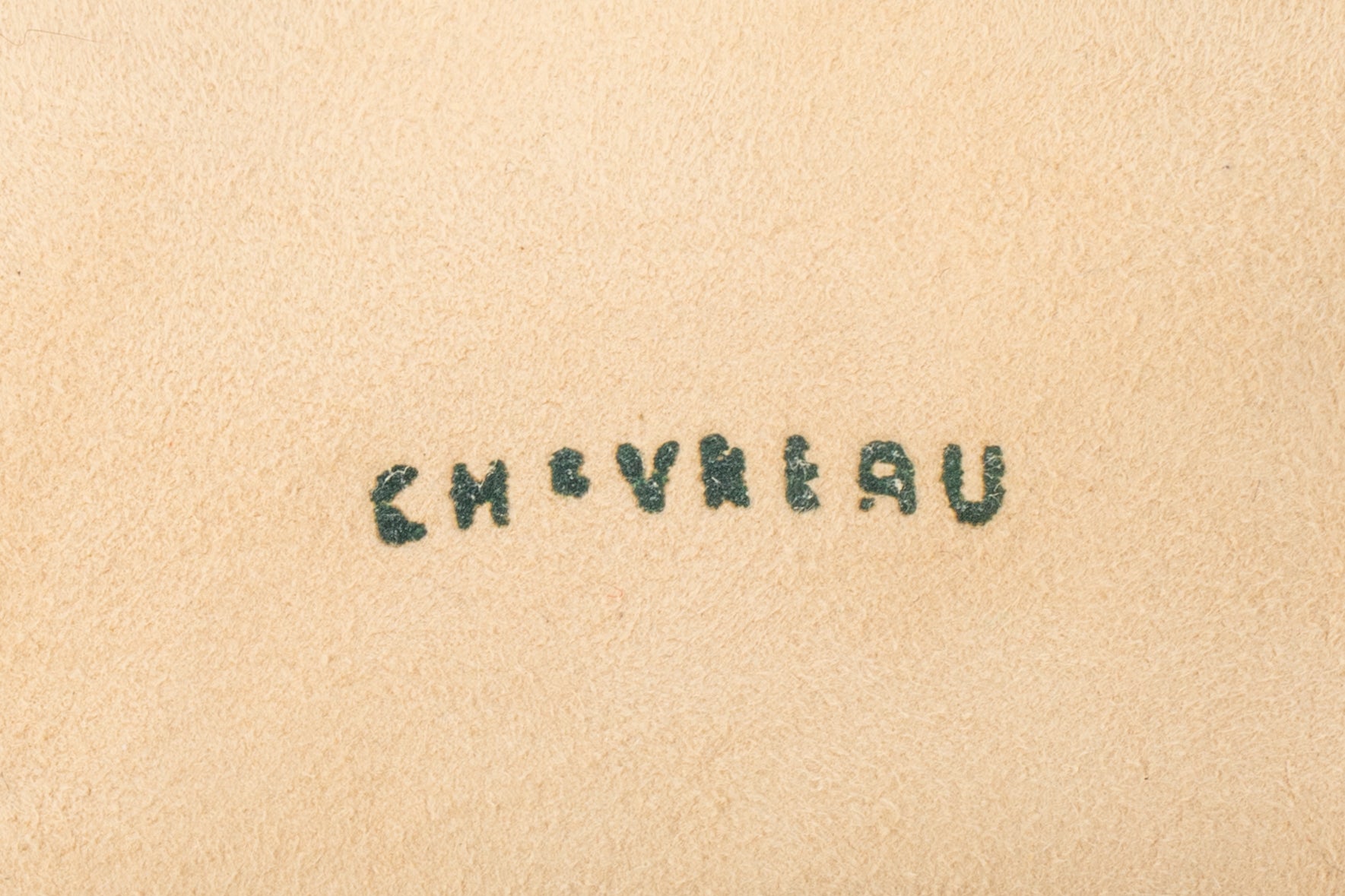 Gants vintage en cuir beige