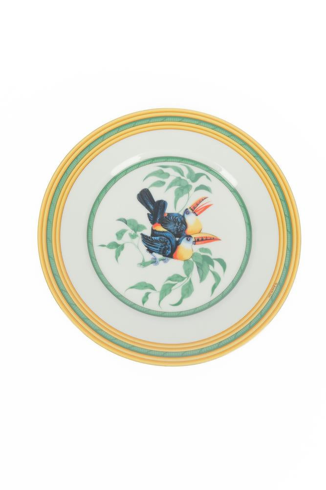  Vaisselles "Le Toucans" Hermès 1986