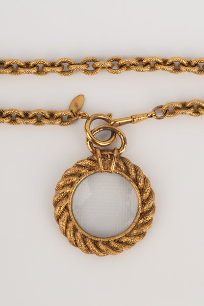 Collier loupe Chanel 1990's