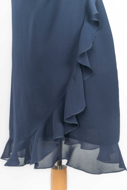 Robe bleue Emanuel Ungaro