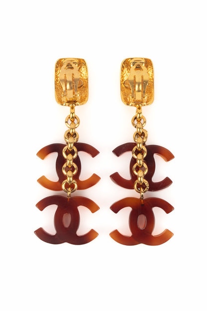 Boucles D'oreilles Chanel Zté 1994