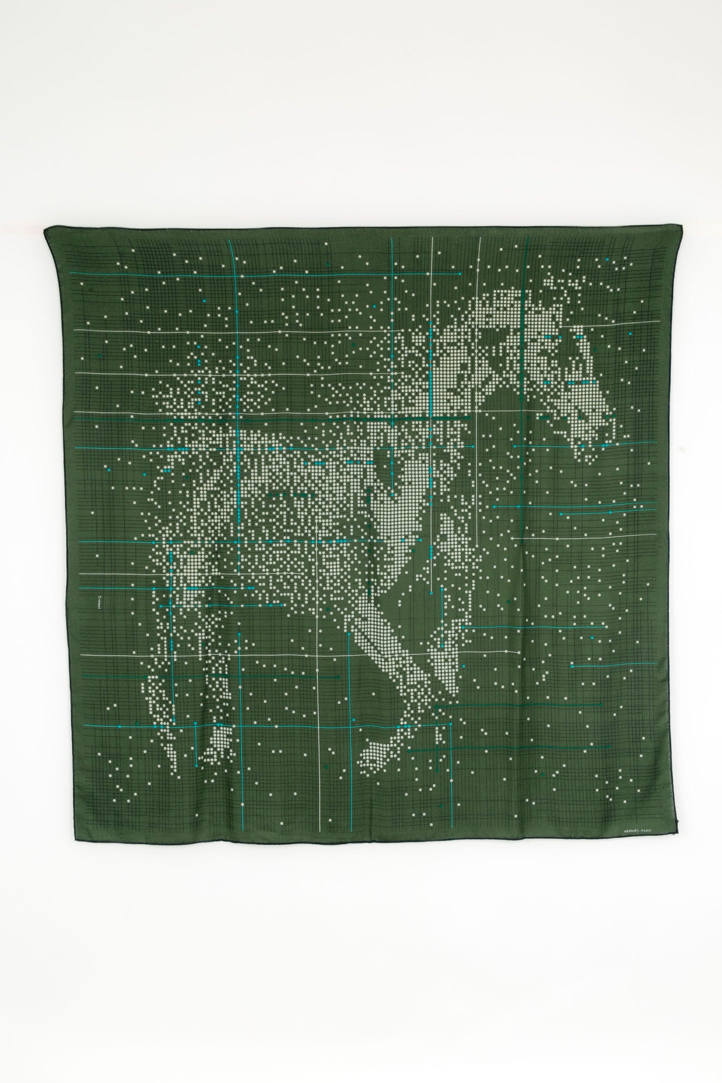 Foulard "Cheval céleste" en cachemire Hermès