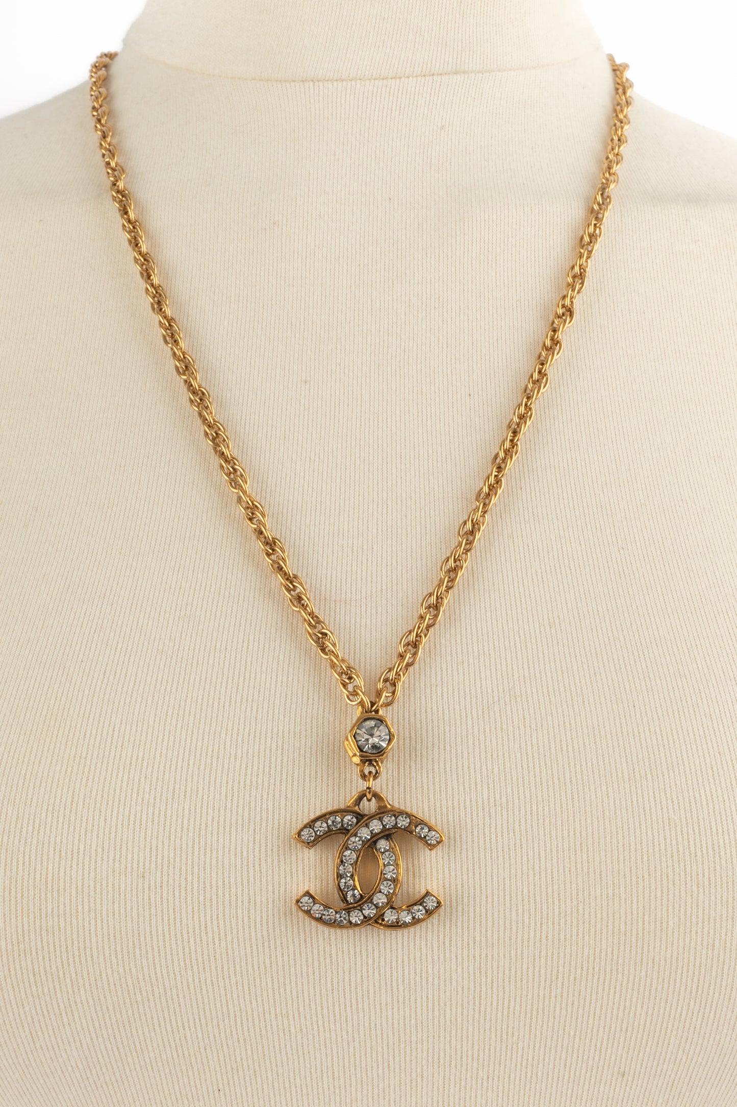 Collier cc Chanel 1990's