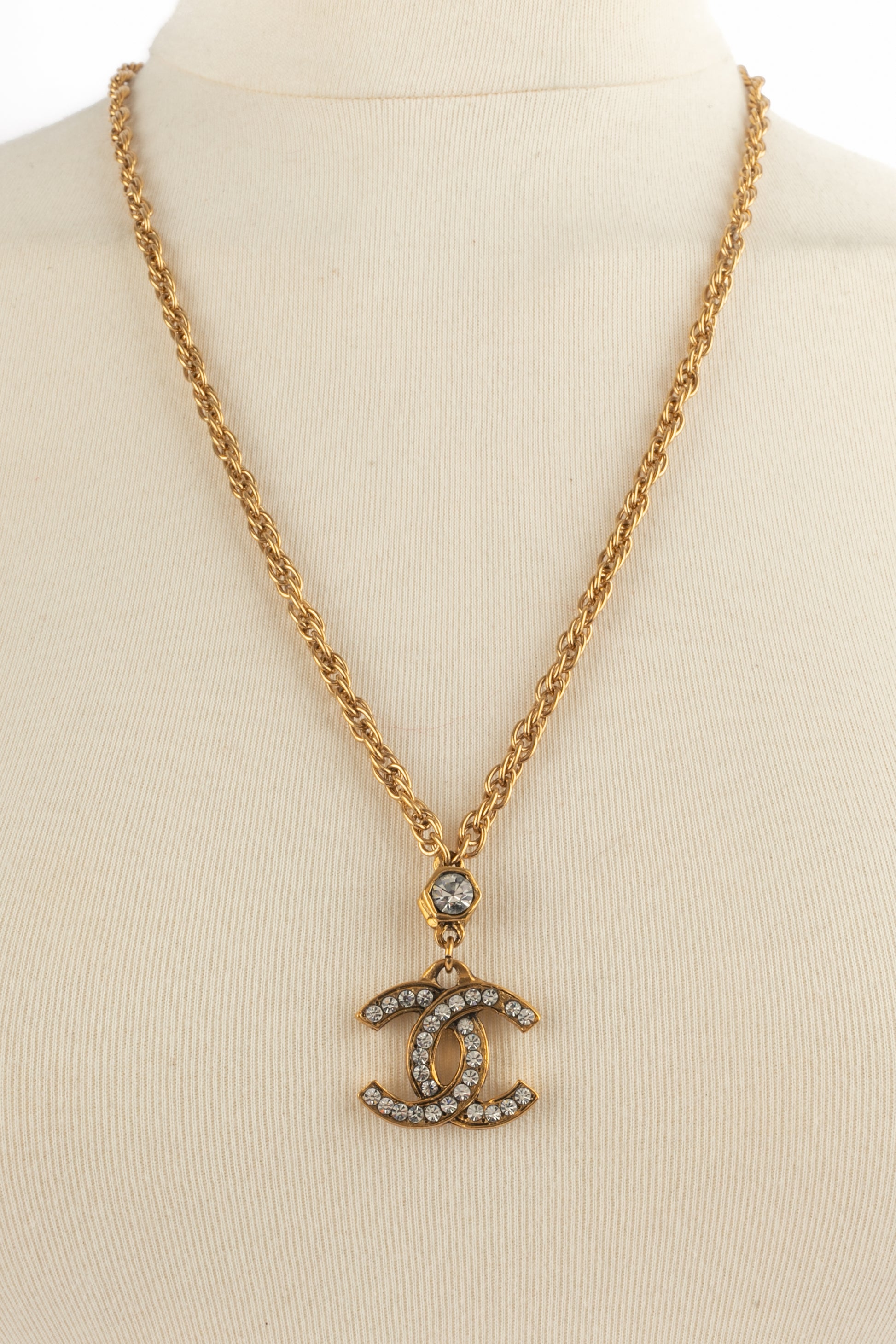 Collier cc Chanel 1990's