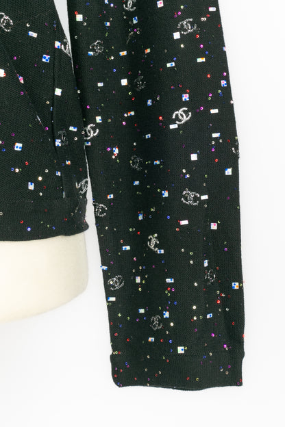 Top à paillettes Chanel