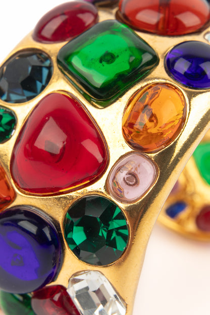 Bracelet manchette Chanel 1990's