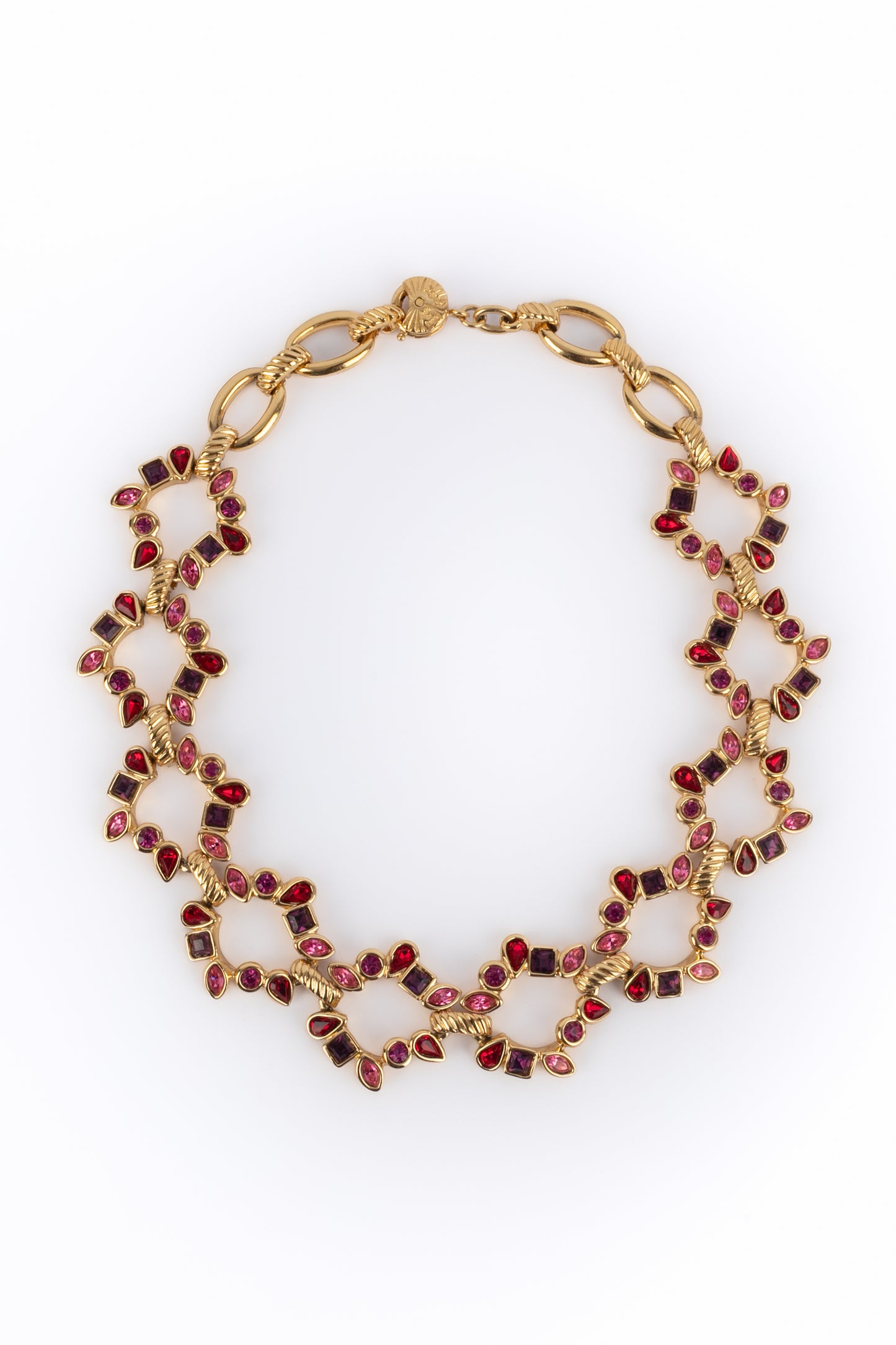 Collier rose Yves Saint Laurent