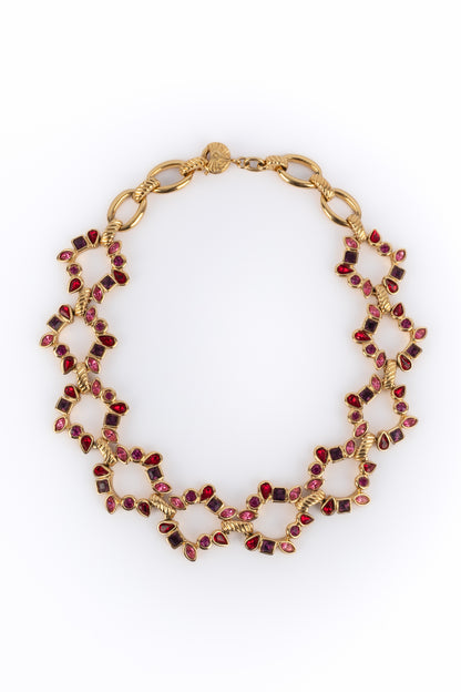 Collier rose Yves Saint Laurent