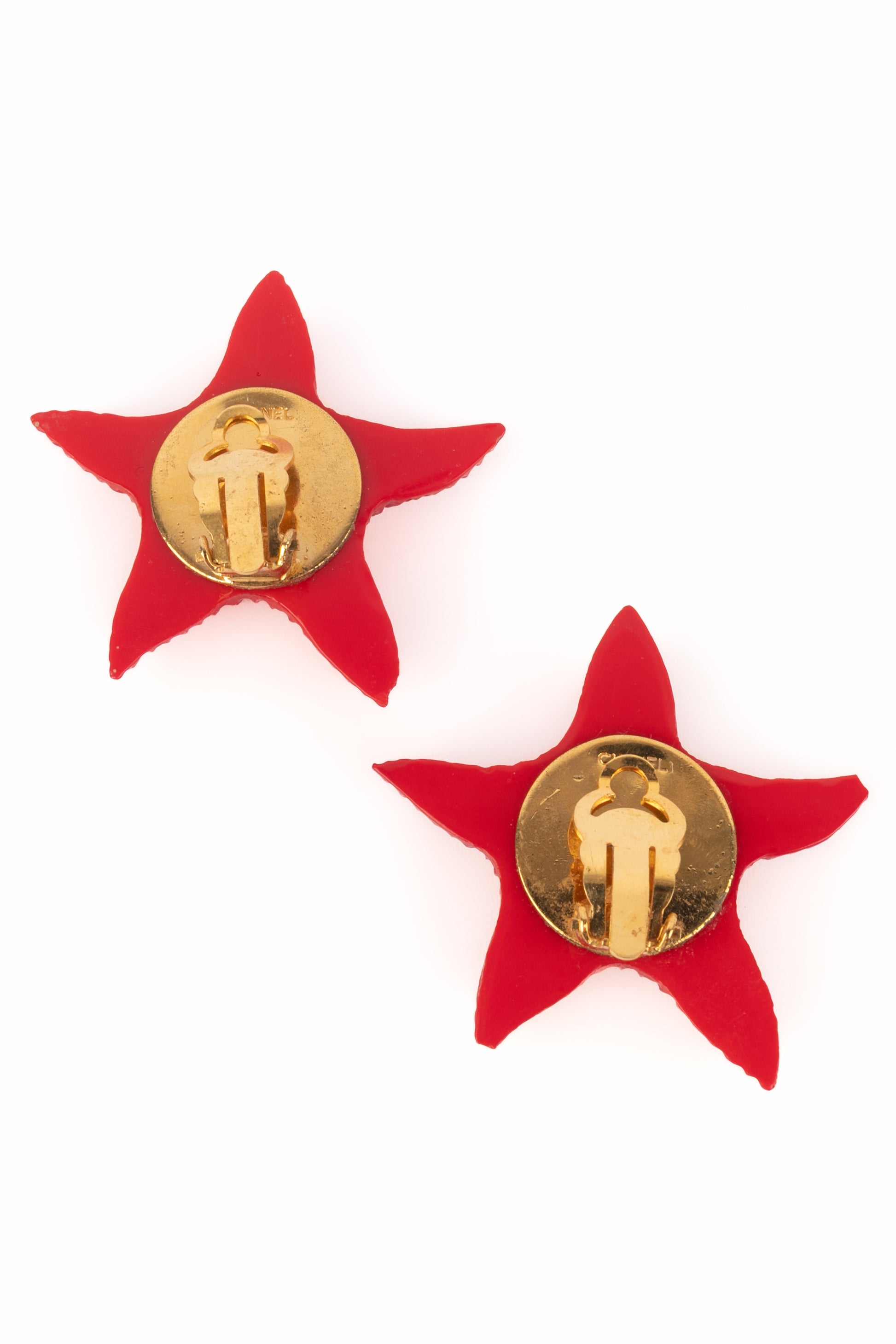 Boucles d'oreilles "étoile de mer" Chanel Haute Couture Eté 1989