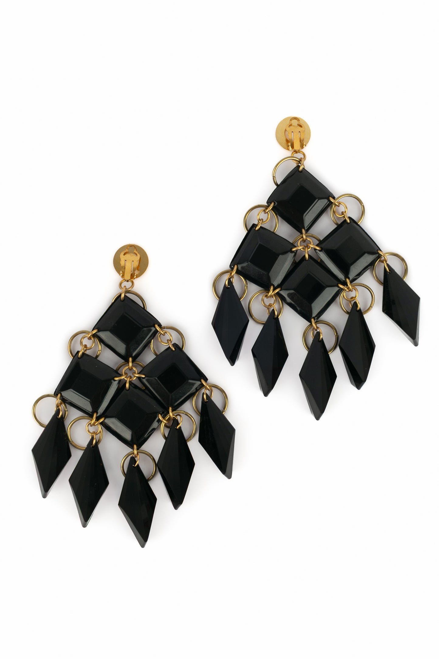 Boucles d'oreilles Paco Rabanne 1990