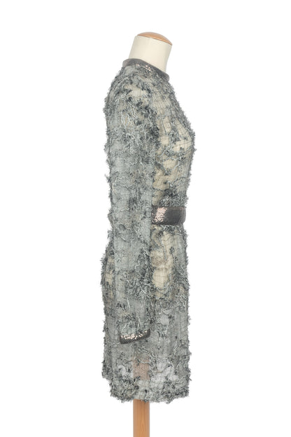 Robe en dentelle Paco Rabanne 1990's