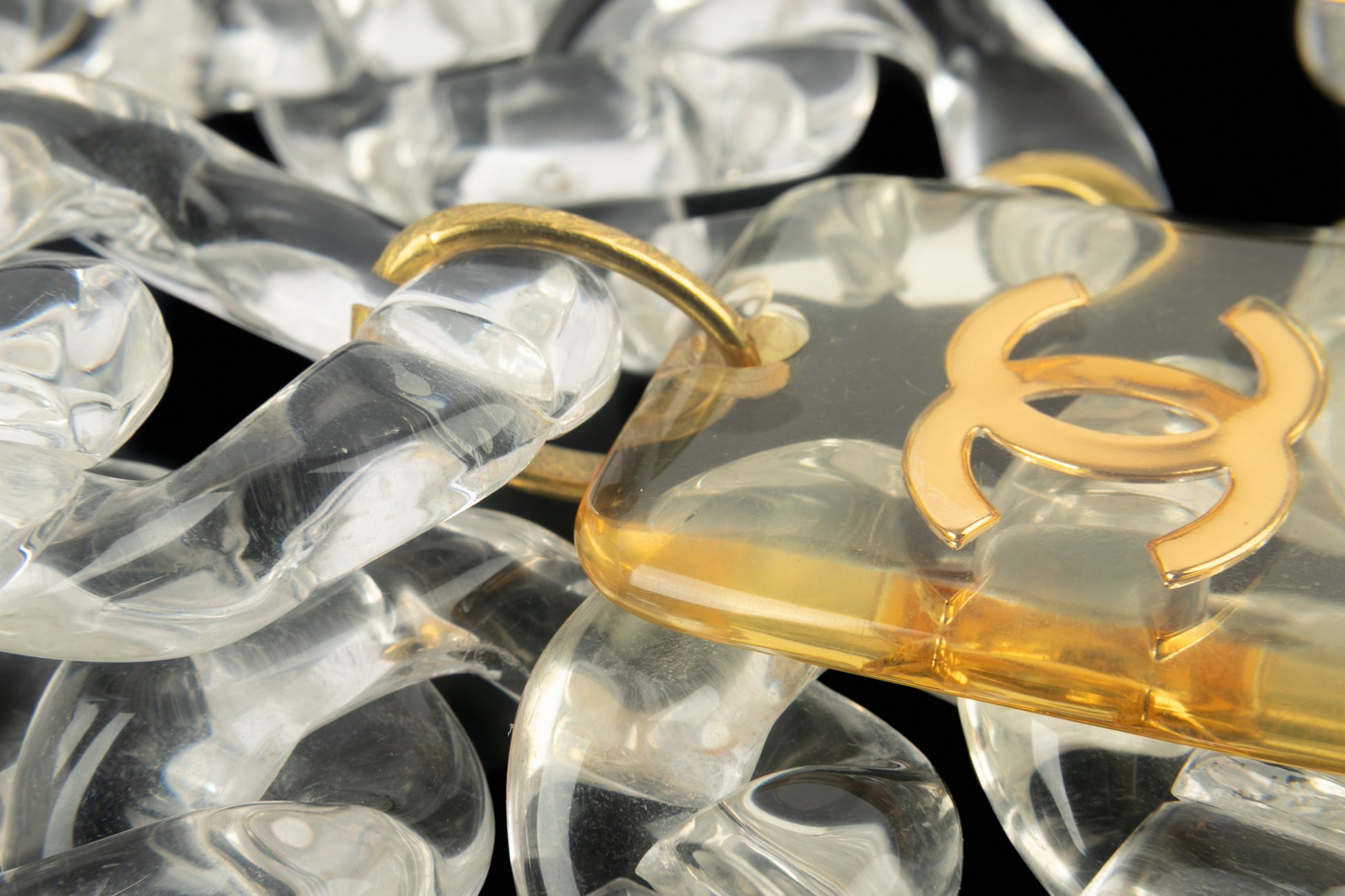 Ceinture en lucite Chanel Croisière 1995