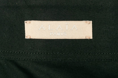 Robe noire Alaïa