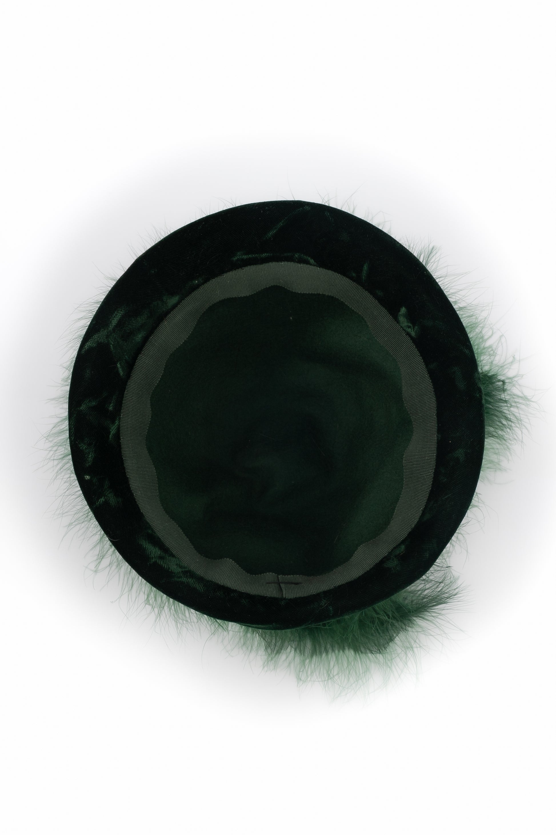 Chapeau vintage à plumes