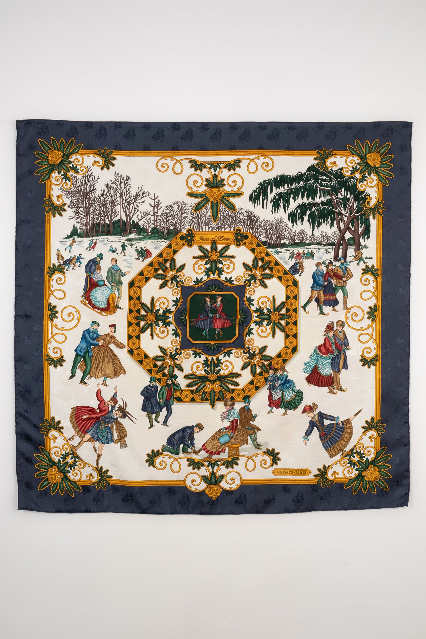 Foulard / carré "Joies d'Hiver" Hermès