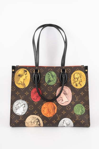 Sac On The Go Louis Vuitton x Fornasetti 2022