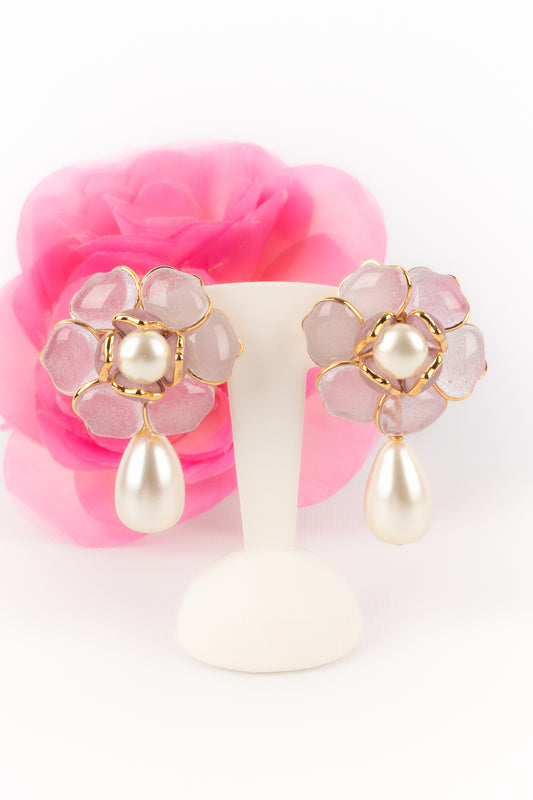 Boucles d'oreilles fleurs Augustine