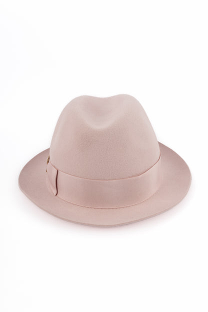 Chapeau borsalino rose Elie Saab