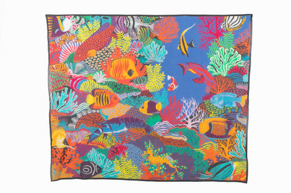 Paréo / foulard "Under the waves" Hermès