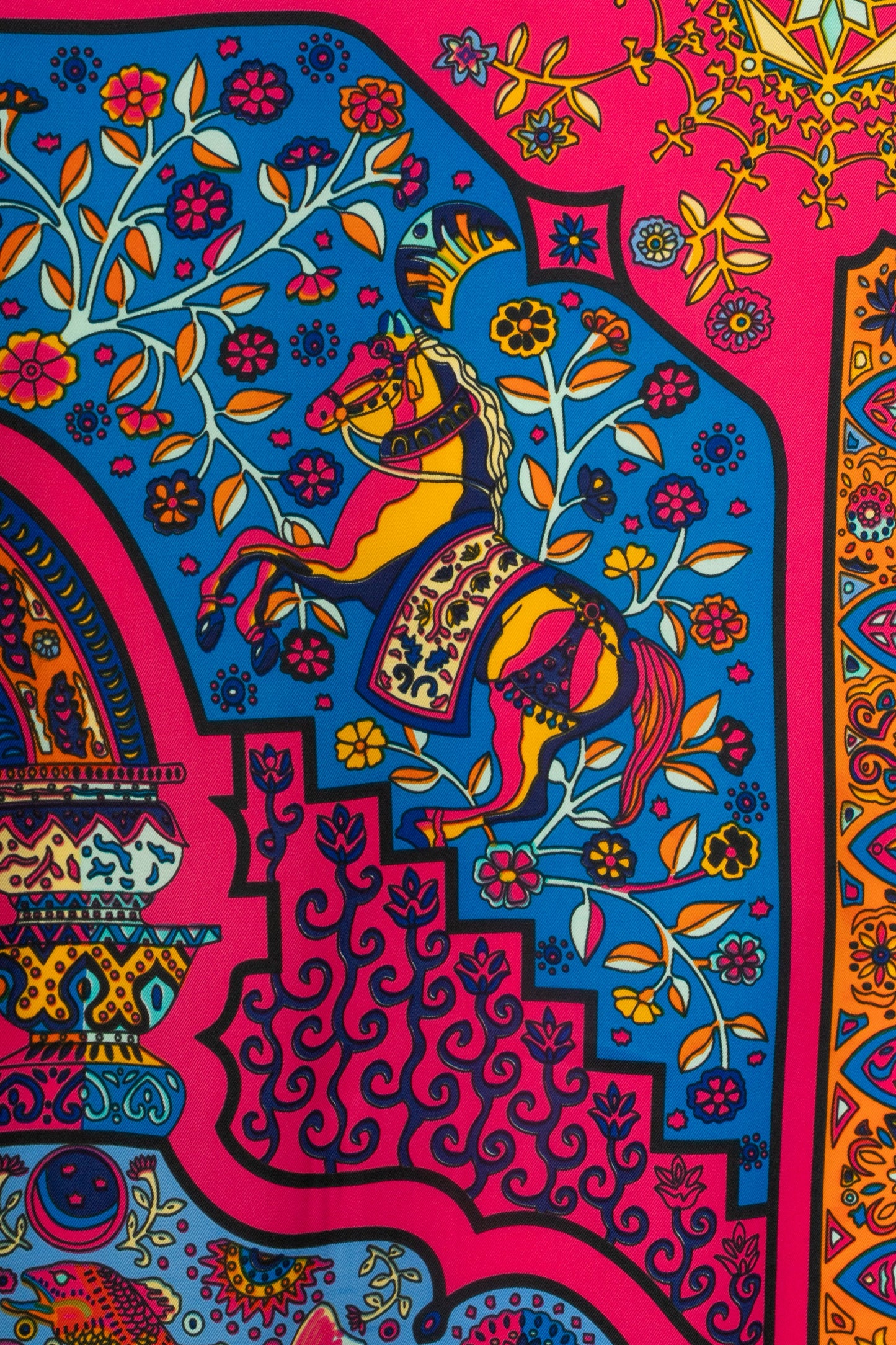 Foulard "Aux portes du palais" Hermès