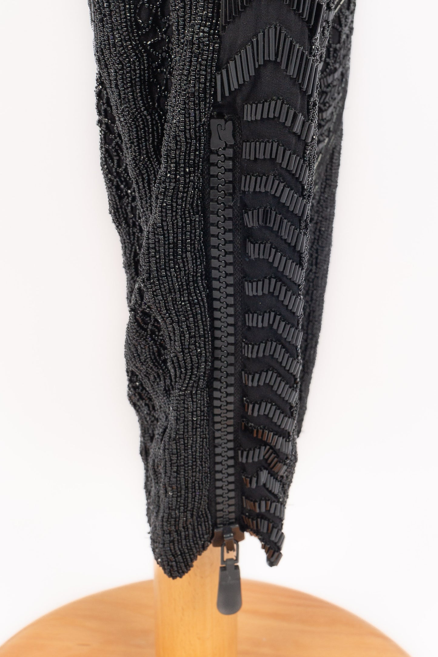 Pantalon à paillettes noire Pucci