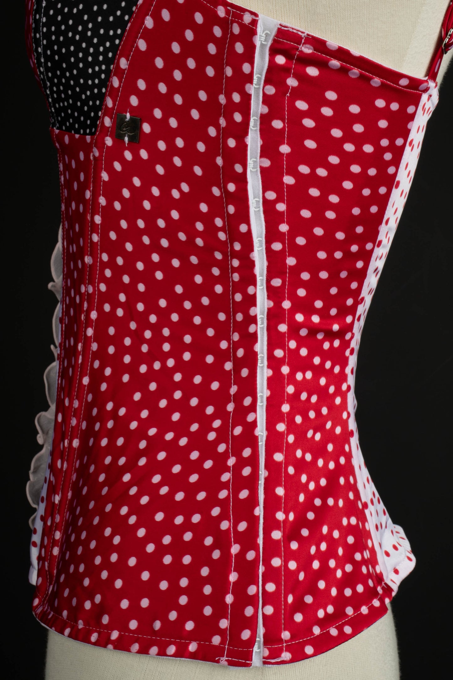 Haut bustier à pois Christian Lacroix