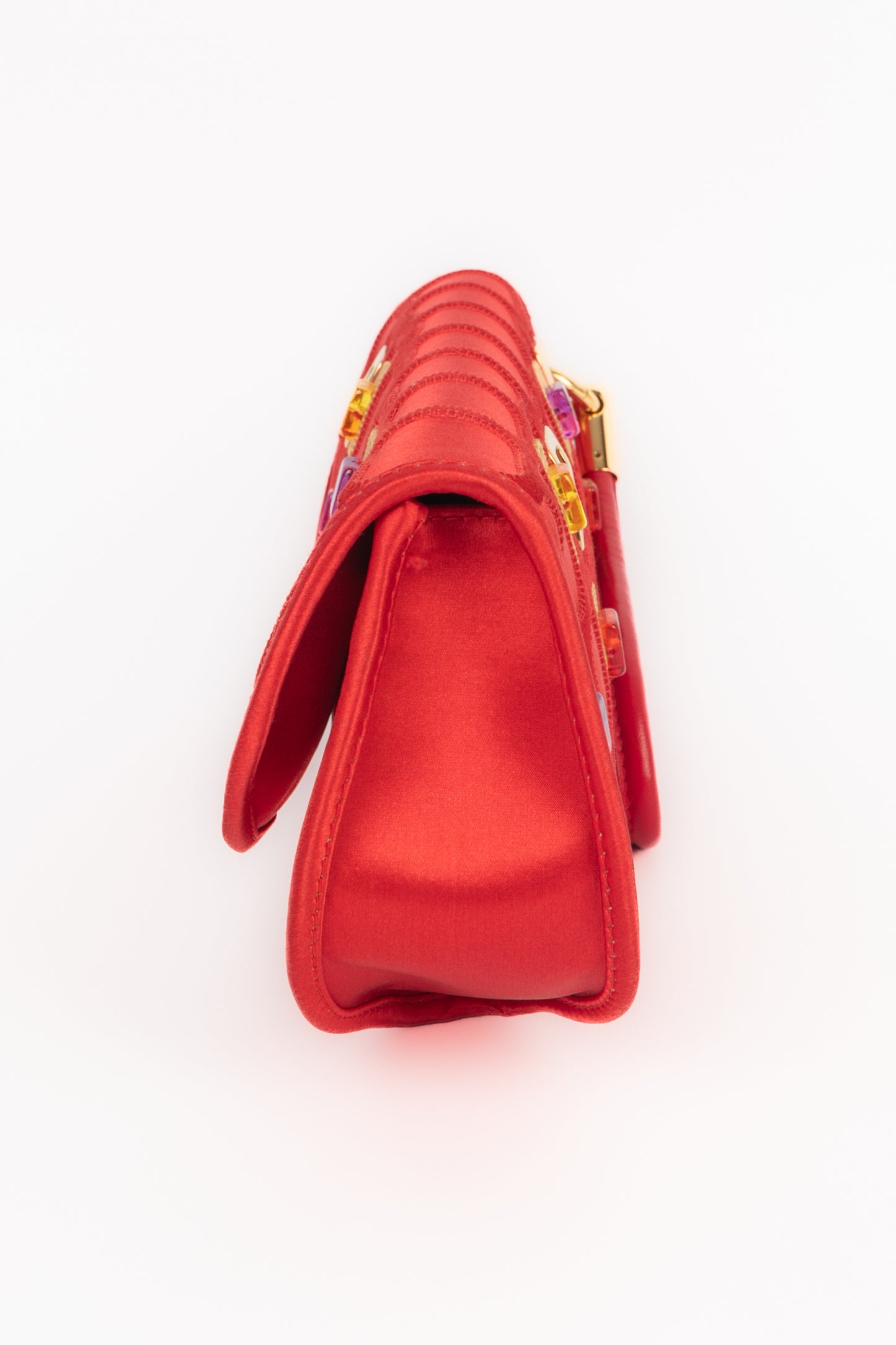 Sac pochette en satin Dior 