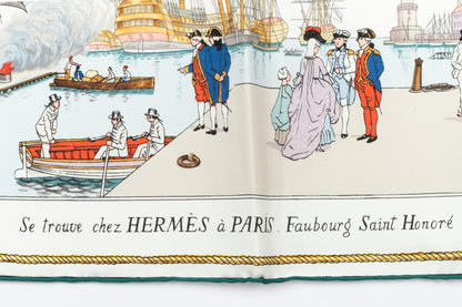 Carré / Foulard "La Flore Frégate de 28 canons" Hermès