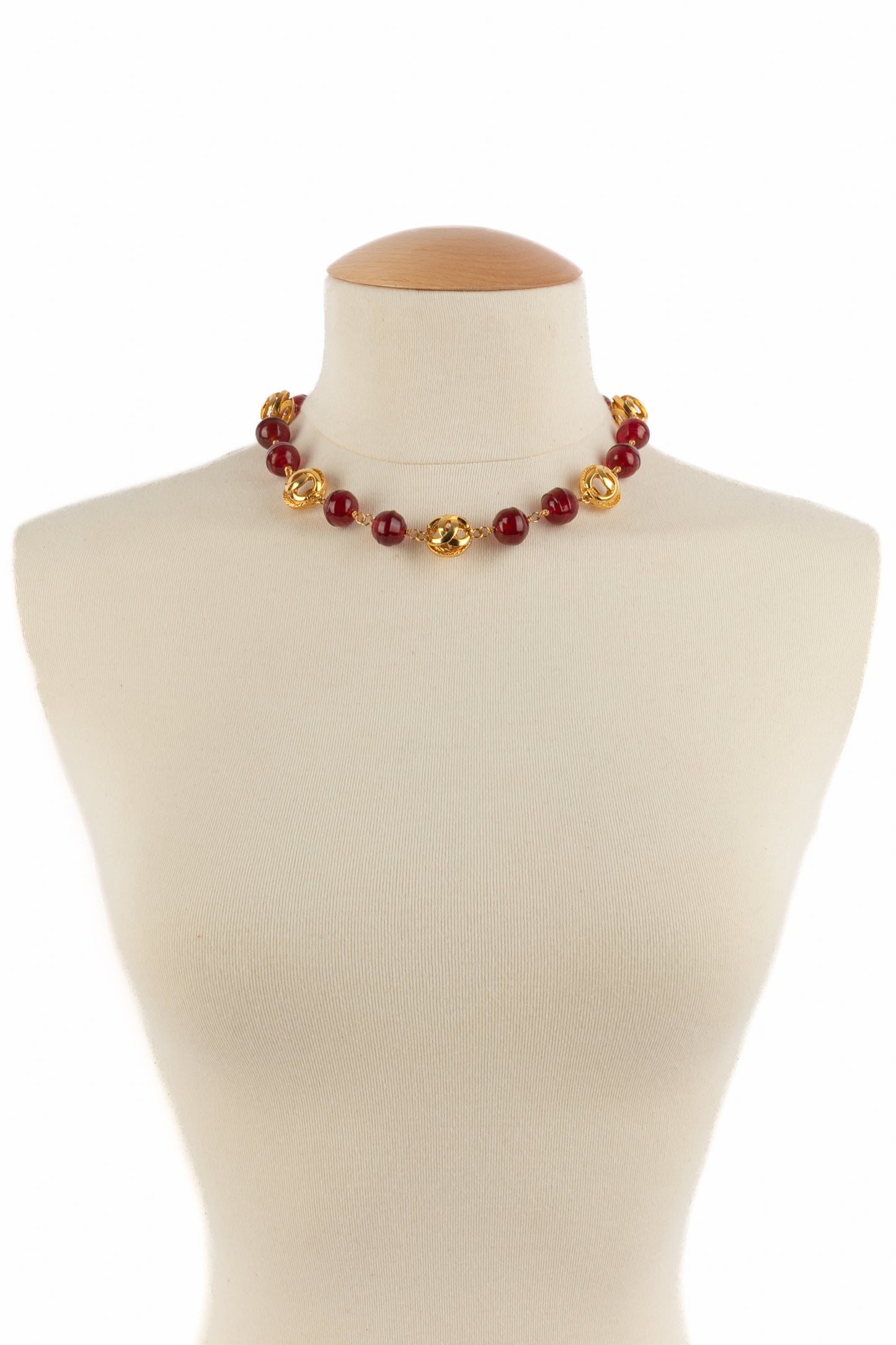 Collier cc Chanel 1990's