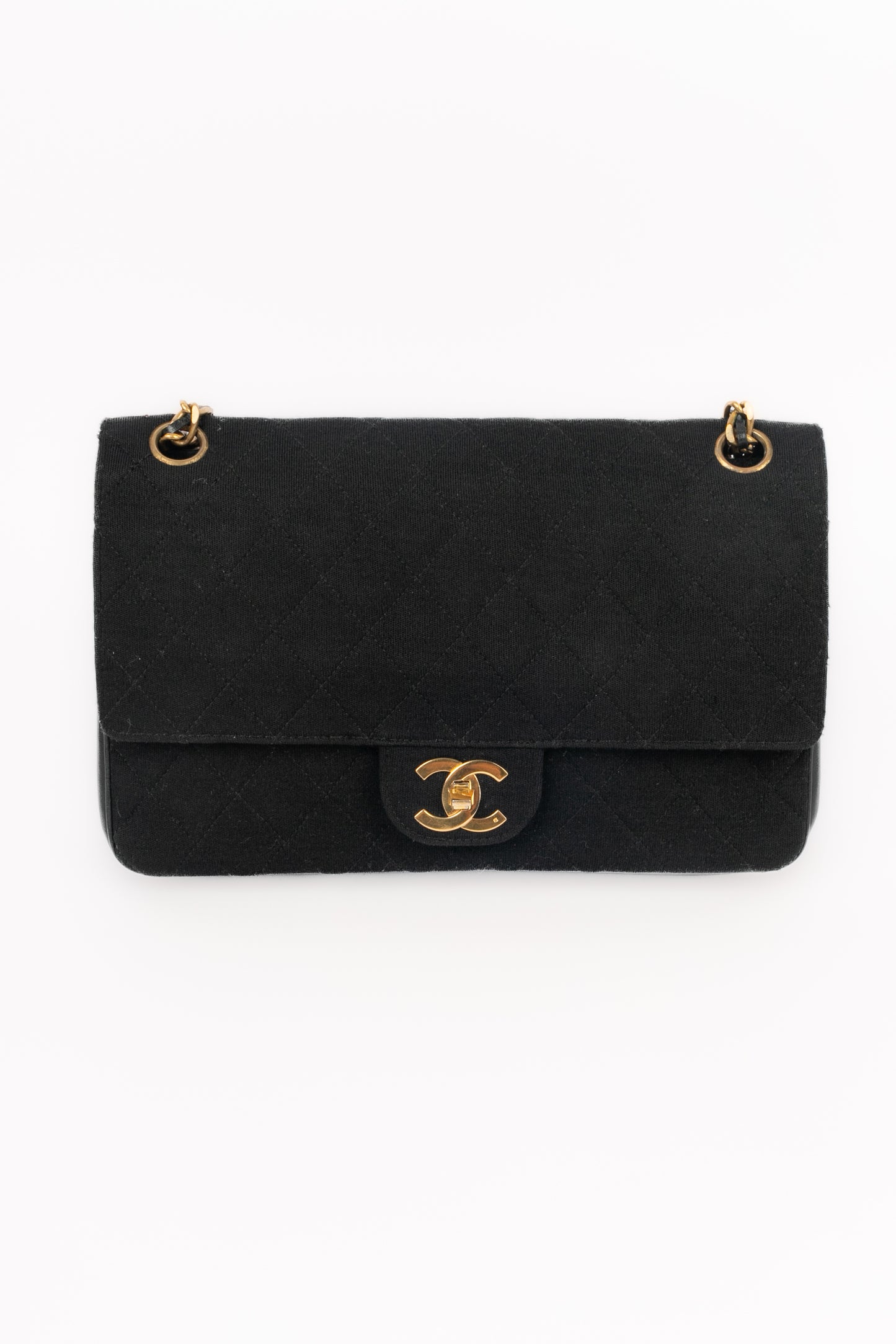 Sac classique en jersey Chanel 1970's