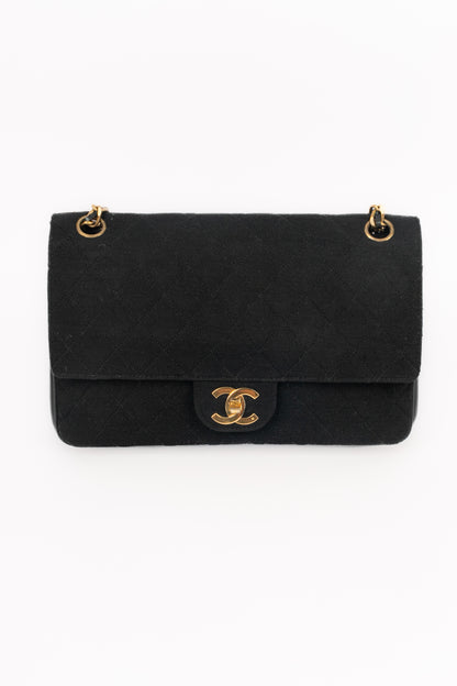 Sac classique en jersey Chanel 1970's