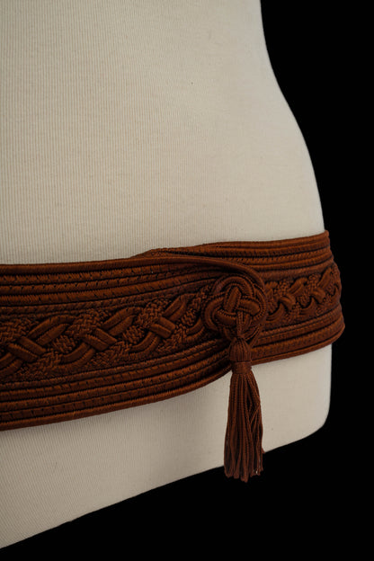 Ceinture en passementerie Yves Saint Laurent (Attribuée à)